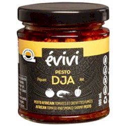DJA PIQUANT(Pesto africain tomates et crevettes fumées)