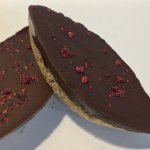 Bateau sablé chocolat framboise