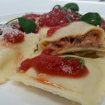 Ravioli porc fumé et ricotta
