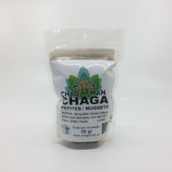 Thé de chaga en pépites