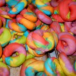 6x Bagel arc-en-ciel