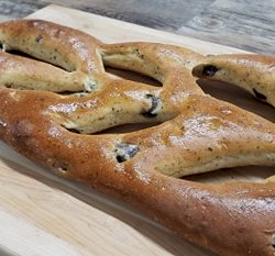 Fougasse aux olives Kalamata