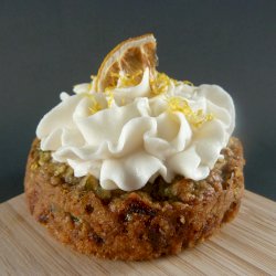 Gâteau courgette citron basilic