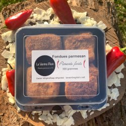 Fondue parmesan aux piments forts