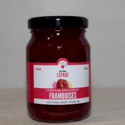 Confiture de framboises bio* 125 ml
