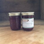 confiture de framboises et à l'érable