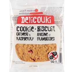 Biscuits avoine & framboise - 600g