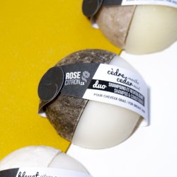 DUO - Shampoing et revitalisant SOLIDE - Bleuet & Citron