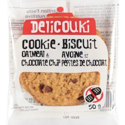 Biscuits à l'avoine et pépites de chocolat - 600g