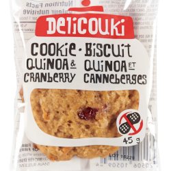 Biscuit avoine quinoa et canneberges - 540g