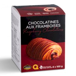 6 Chocolatines aux framboises congelées à CUIRE