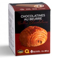 6 Chocolatines au beurre congelées à CUIRE