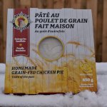 Pâté de poulet de grain surgelé
