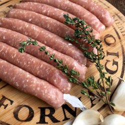 Saucisses de poulet de grain nature surgelées