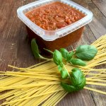 Sauce à spaghetti 100% poulet de grain surgelée