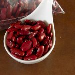 Haricots rognon rouge foncé