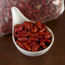 Haricots rognon rouge pâle