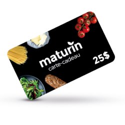 Carte-cadeau numérique 25$