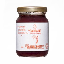 Gelée de gadelle rouge biologique 125 ml