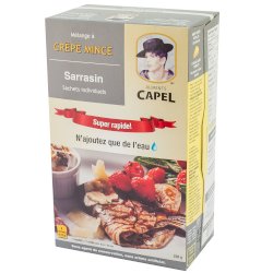 Mélange Crêpe mince SARRASIN - N'ajoutez que de l'eau! (8 sachets x 38g)
