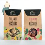 Duo de biscuits Bananes Chocolatées et Betteraves Zestées