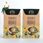 Duo de biscuits végétaliens Bananes Chocolatées