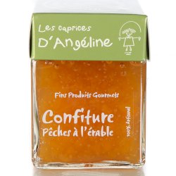 Confiture pêches à l'érable