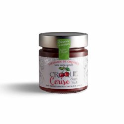 Tartinades de griottes broyées sans sucre ajouté