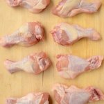 Ailes de poulet crues congelées