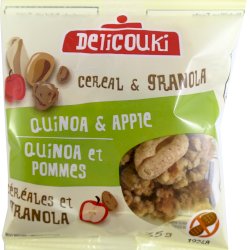 Céréales quinoa et granola aux pommes - 420g
