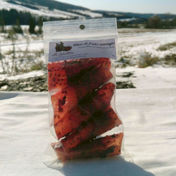 rouleau de fruits - framboise, , la cabottine - saveurs indigènes - mv mitis | maturin.ca, maturin, épicerie en ligne, commande en ligne, livraison à domicile, alimentation, producteur, quebec, canada