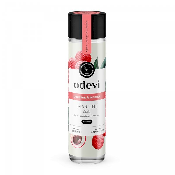 martini litchi bouteille, odevi - cocktail à infuser , odevi cocktails à infuser | maturin.ca, maturin, épicerie en ligne, commande en ligne, livraison à domicile, alimentation, producteur, quebec, canada